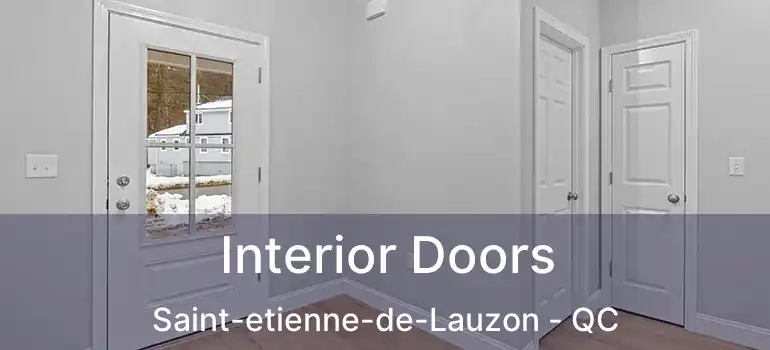  Interior Doors Saint-etienne-de-Lauzon - QC