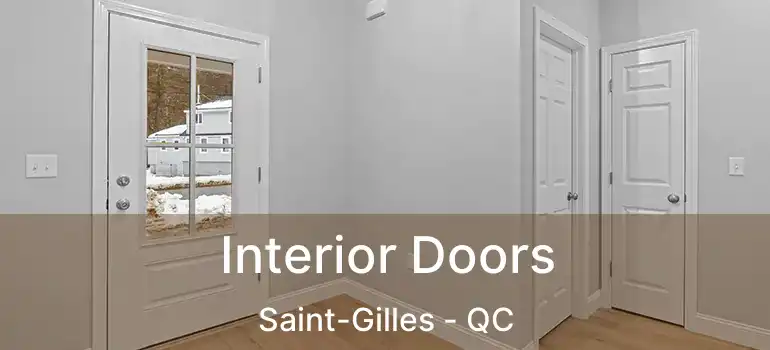  Interior Doors Saint-Gilles - QC