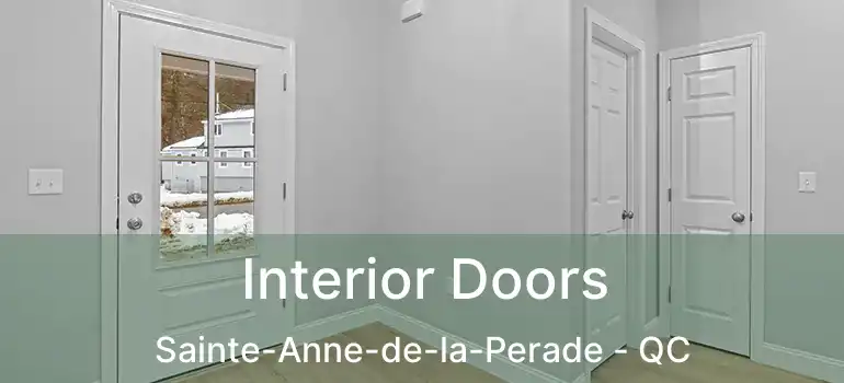  Interior Doors Sainte-Anne-de-la-Perade - QC