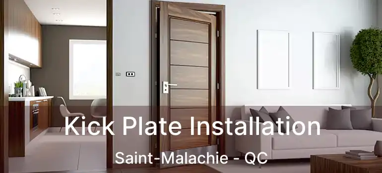  Kick Plate Installation Saint-Malachie - QC