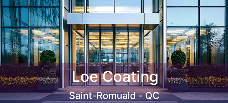  Loe Coating Saint-Romuald - QC