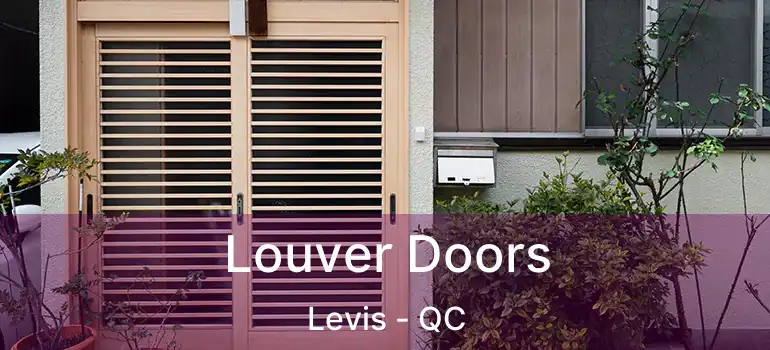  Louver Doors Levis - QC