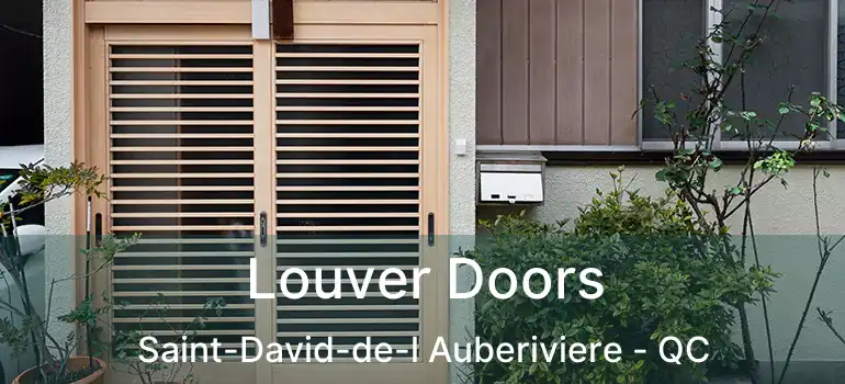  Louver Doors Saint-David-de-l Auberiviere - QC
