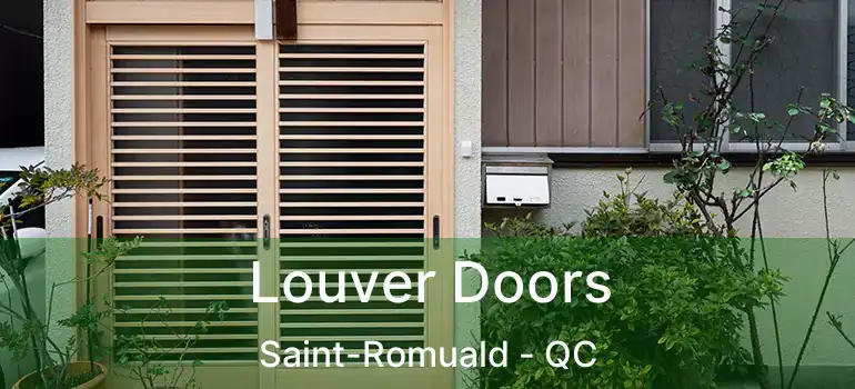  Louver Doors Saint-Romuald - QC