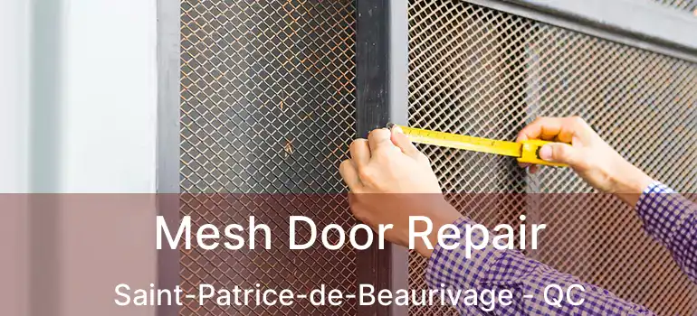  Mesh Door Repair Saint-Patrice-de-Beaurivage - QC