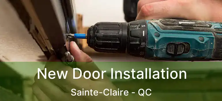  New Door Installation Sainte-Claire - QC