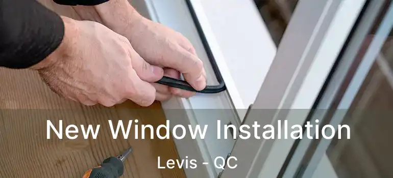  New Window Installation Levis - QC