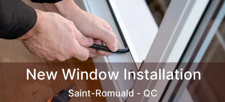  New Window Installation Saint-Romuald - QC
