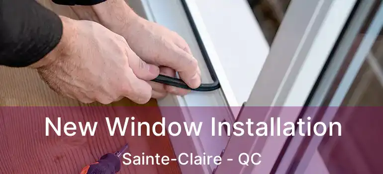  New Window Installation Sainte-Claire - QC