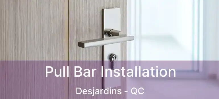  Pull Bar Installation Desjardins - QC