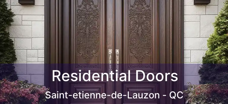  Residential Doors Saint-etienne-de-Lauzon - QC