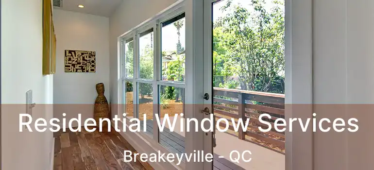  Residential Window Services Breakeyville - QC