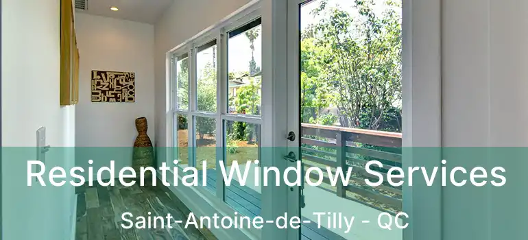  Residential Window Services Saint-Antoine-de-Tilly - QC