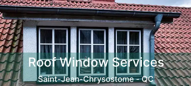  Roof Window Services Saint-Jean-Chrysostome - QC