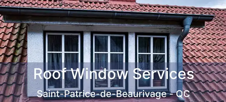 Roof Window Services Saint-Patrice-de-Beaurivage - QC