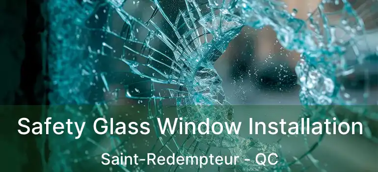  Safety Glass Window Installation Saint-Redempteur - QC