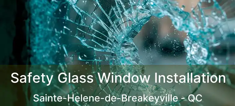  Safety Glass Window Installation Sainte-Helene-de-Breakeyville - QC