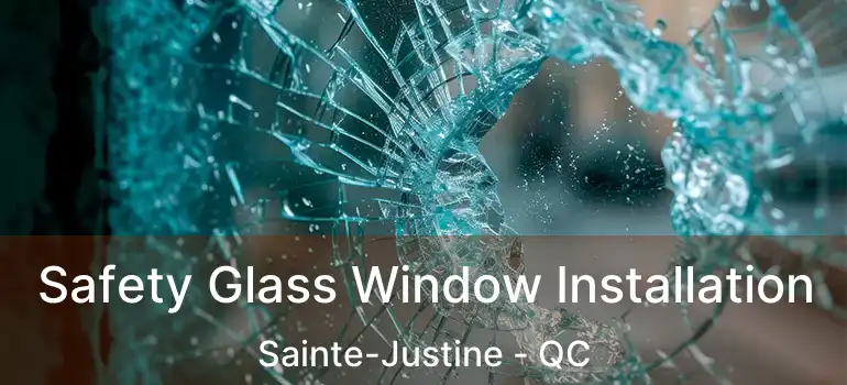  Safety Glass Window Installation Sainte-Justine - QC