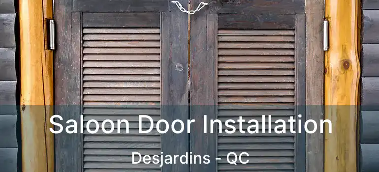  Saloon Door Installation Desjardins - QC