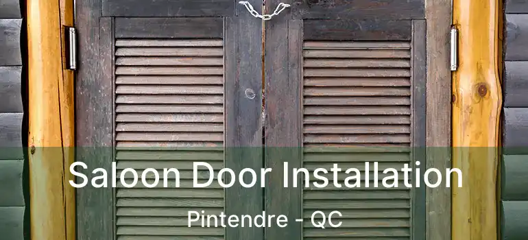  Saloon Door Installation Pintendre - QC