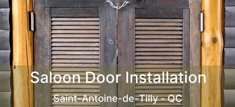  Saloon Door Installation Saint-Antoine-de-Tilly - QC