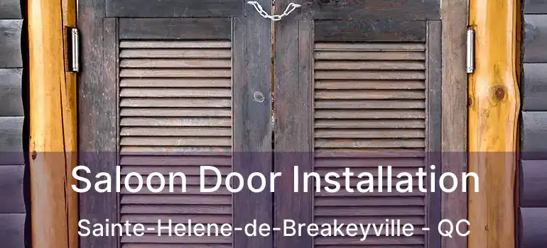  Saloon Door Installation Sainte-Helene-de-Breakeyville - QC