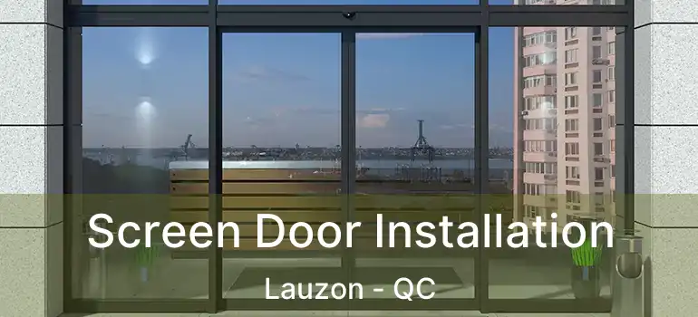  Screen Door Installation Lauzon - QC