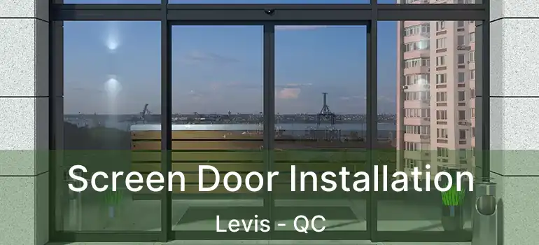  Screen Door Installation Levis - QC