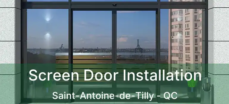  Screen Door Installation Saint-Antoine-de-Tilly - QC
