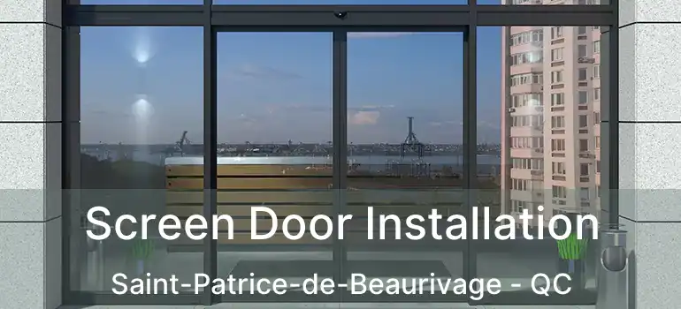  Screen Door Installation Saint-Patrice-de-Beaurivage - QC