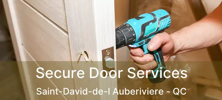  Secure Door Services Saint-David-de-l Auberiviere - QC