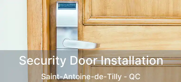  Security Door Installation Saint-Antoine-de-Tilly - QC