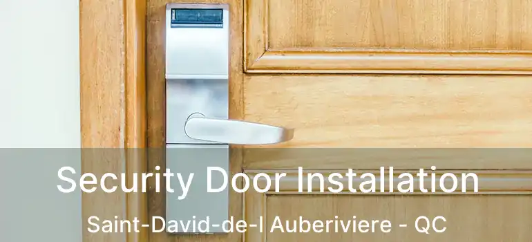  Security Door Installation Saint-David-de-l Auberiviere - QC