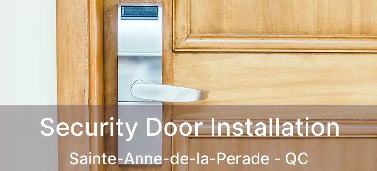  Security Door Installation Sainte-Anne-de-la-Perade - QC