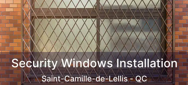  Security Windows Installation Saint-Camille-de-Lellis - QC