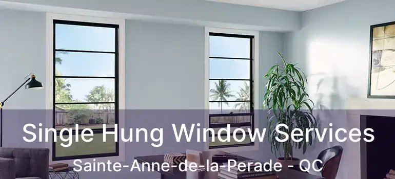  Single Hung Window Services Sainte-Anne-de-la-Perade - QC