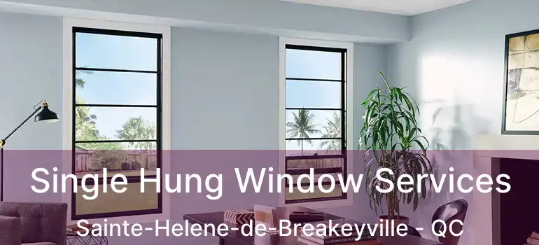  Single Hung Window Services Sainte-Helene-de-Breakeyville - QC