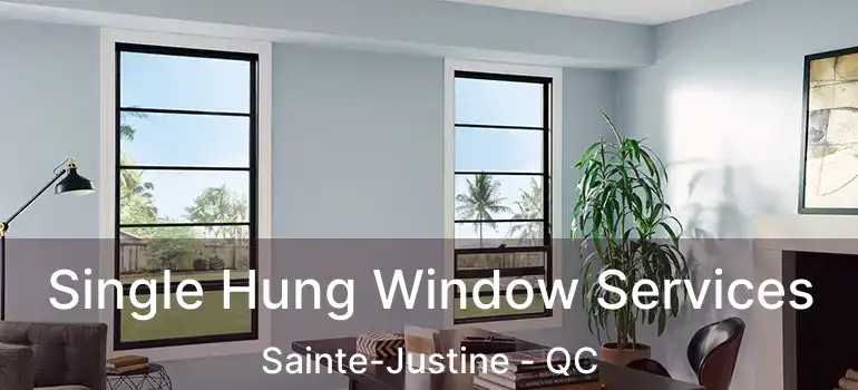  Single Hung Window Services Sainte-Justine - QC