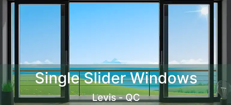 Single Slider Windows Levis - QC