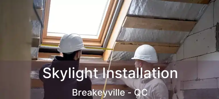  Skylight Installation Breakeyville - QC