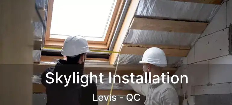  Skylight Installation Levis - QC