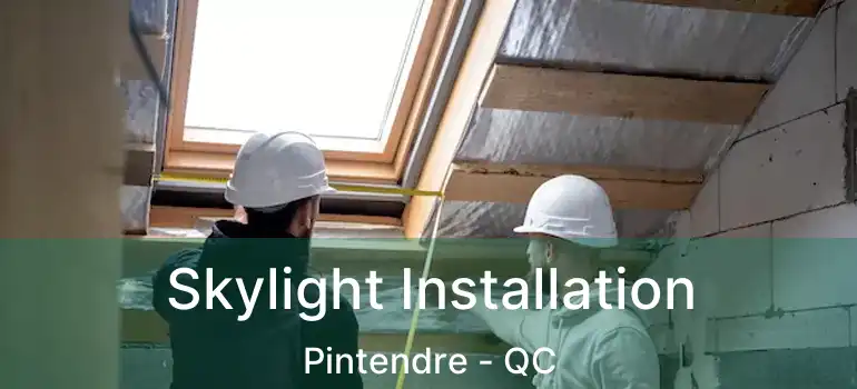  Skylight Installation Pintendre - QC