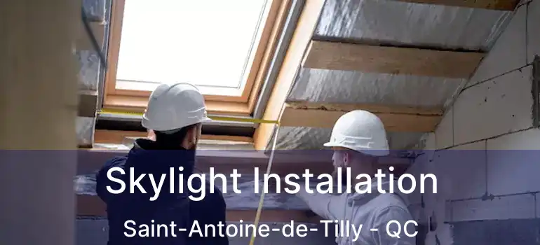 Skylight Installation Saint-Antoine-de-Tilly - QC