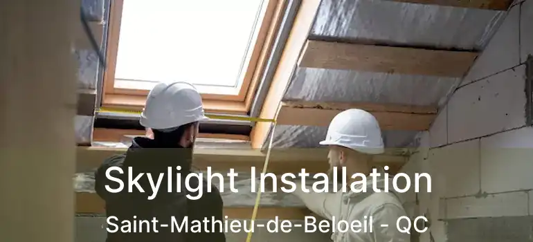  Skylight Installation Saint-Mathieu-de-Beloeil - QC