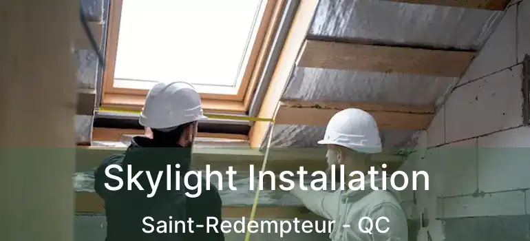  Skylight Installation Saint-Redempteur - QC