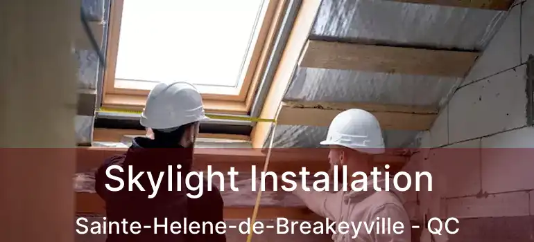  Skylight Installation Sainte-Helene-de-Breakeyville - QC