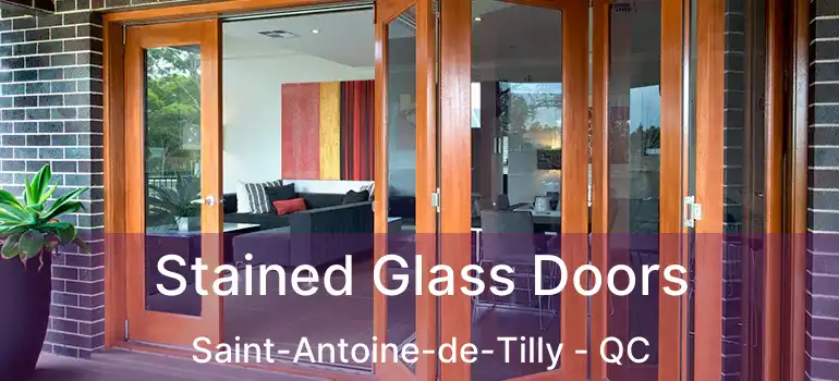  Stained Glass Doors Saint-Antoine-de-Tilly - QC