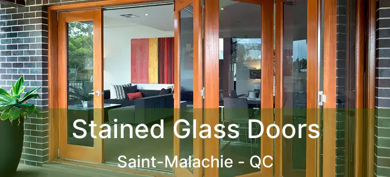  Stained Glass Doors Saint-Malachie - QC
