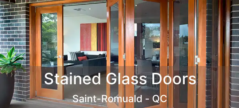  Stained Glass Doors Saint-Romuald - QC