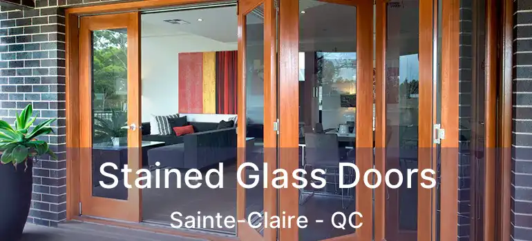  Stained Glass Doors Sainte-Claire - QC
